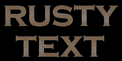 Rusty Text